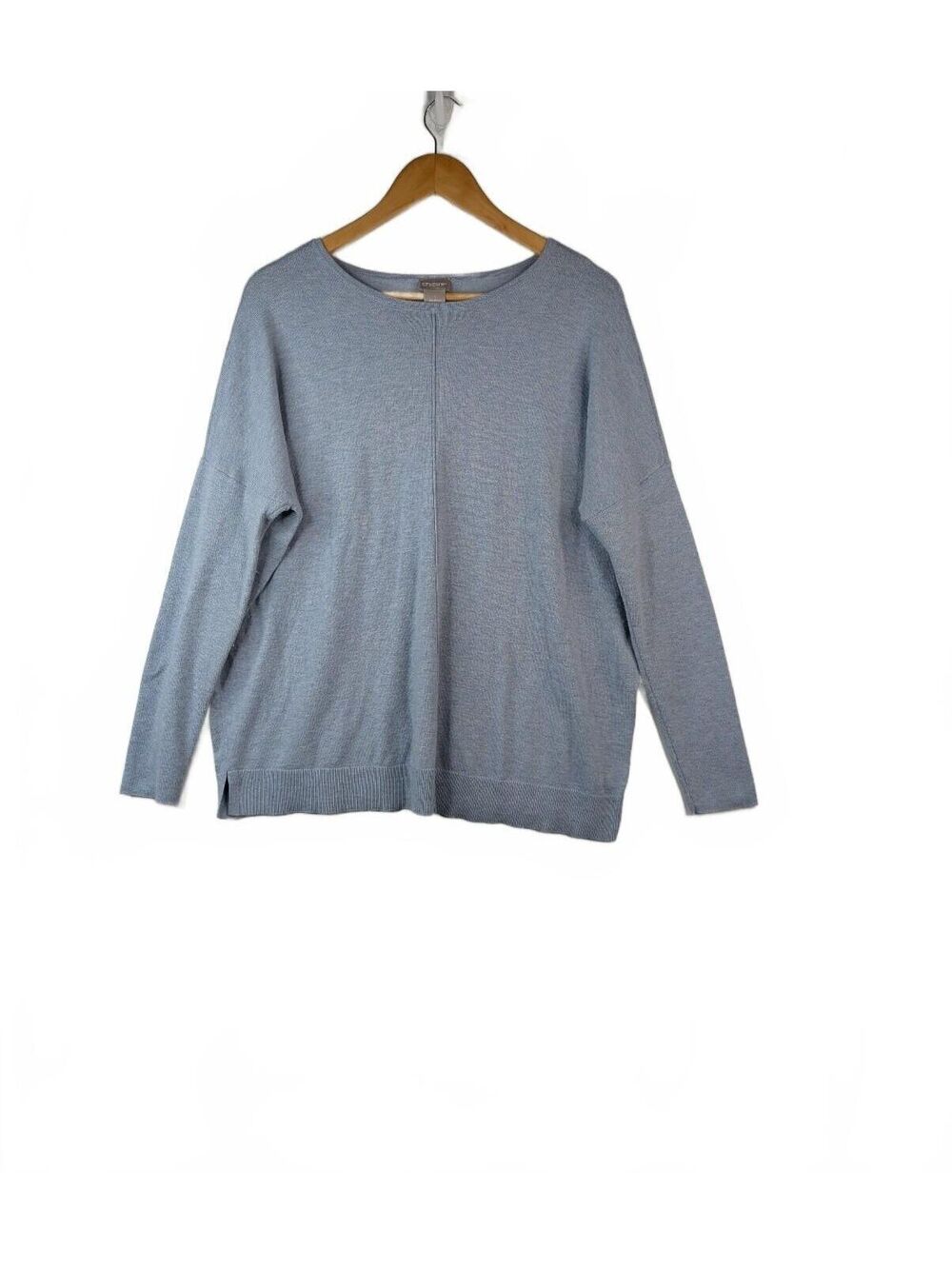 Chico's Light Blue Cashmere Blend Sweater Size M